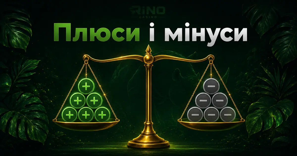 Ілюстрація ваг з підписом Плюси і мінуси для порівняння сильних і слабких сторін